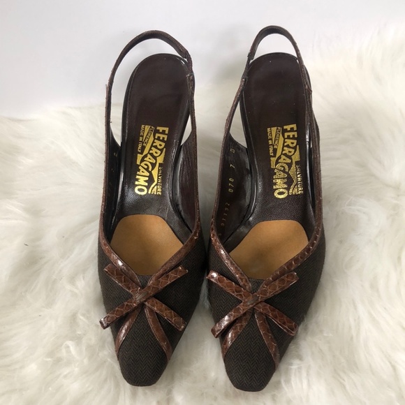 Salvatore Ferragamo Slingbacks - Women's Size 7 - Picture 2 of 10